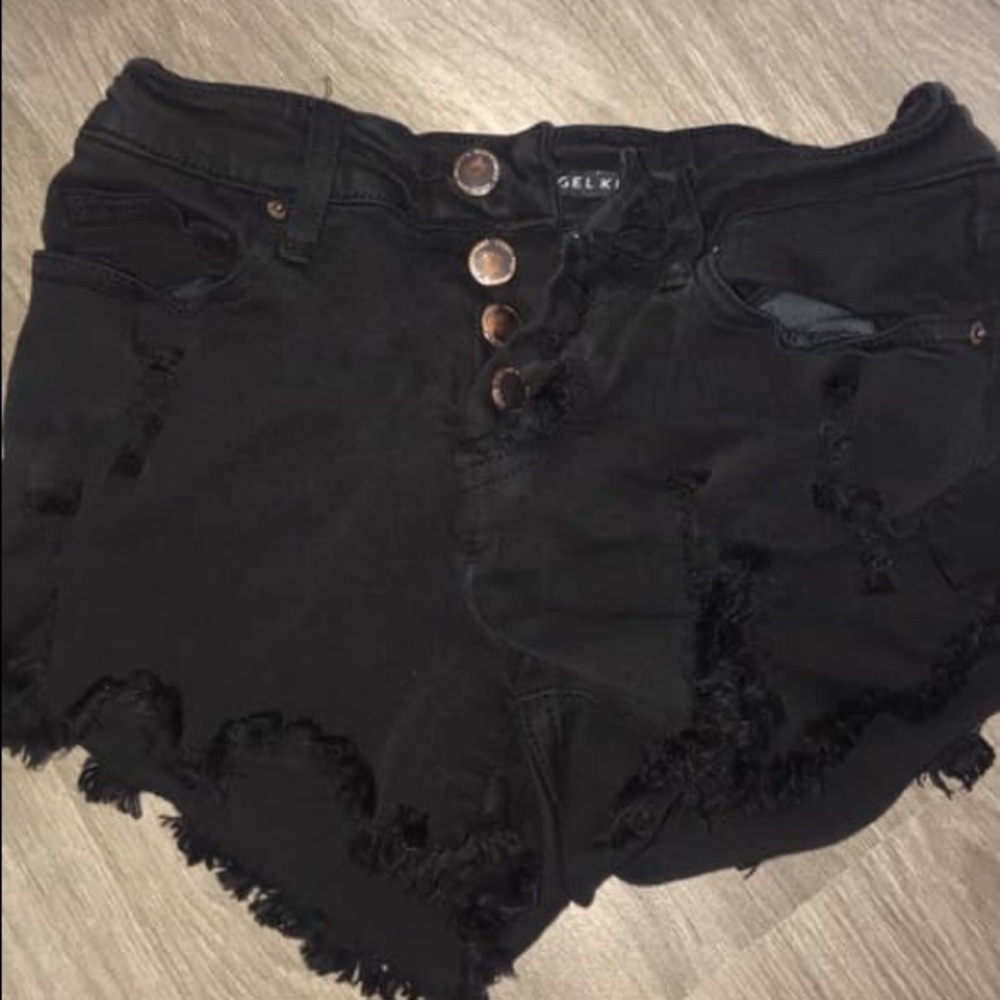Women’s Black Jean Shorts